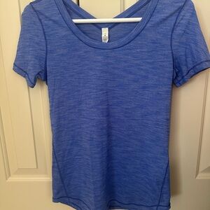 Lululemon Blue Short Sleeve Tee